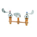 T&S B-2990-WH4 Deck Mount Lavatory Faucet w/ 4" Wrist Action Handles-cityfoodequipment.com