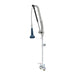 T&S B-5110-CR-B8TP 42 3/4"H Deck Mount Pre Rinse Faucet - 1 7/100 GPM, Base with Nozzle-cityfoodequipment.com