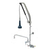 T&S B-5115-12CRB8TP 40 7/16"H Deck Mount Pre Rinse Faucet - 1 7/100 GPM, Base with Nozzle-cityfoodequipment.com