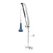T&S B-5115-CR-B8TP 36"H Deck Mount Pre Rinse Faucet - 1 7/100 GPM, Base with Nozzle-cityfoodequipment.com
