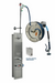 T&S B-7132-U01WS7TC Recess-Mount Hose Reel Cabinet w/ Top Inlets & 35' Open Stainless Steel Hose, Cerama Cartridges-cityfoodequipment.com