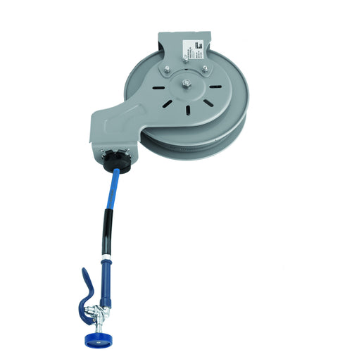 T&S B-7212-01 Hose Reel, 15' Hose, Open, 3/8" ID-cityfoodequipment.com