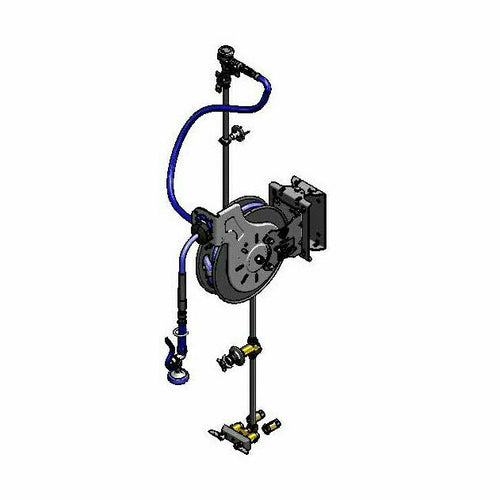 T&S B-7232-U01WS3 Open Hose Reel Assembly w/ 15 ft Hose, 2 79/100 GPM-cityfoodequipment.com