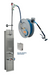 T&S B-7242-U01WS8BC 50 ft Surface-Mount Hose Reel Cabinet w/ Bottom Inlets & 50' Open Stainless Steel Hose, Cerama Cartr-cityfoodequipment.com