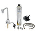 T&S EC-1210-08-WFK Deck Mount Hands Free Glass/Bottle Filler w/ 8" Nozzle & Water Filtration - 1.5 GPM-cityfoodequipment.com