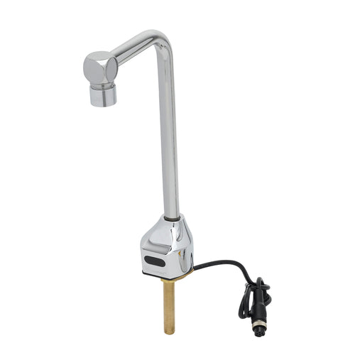 T&S EC-1210-10 Deck Mount Hands Free Glass/Bottle Filler w/ 10" Nozzle - 1.5 GPM-cityfoodequipment.com