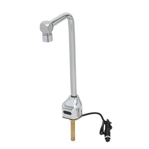 T&S EC-1210-12 Deck Mount Hands Free Glass/Bottle Filler w/ 12" Nozzle - 1.5 GPM-cityfoodequipment.com