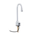 T&S EC-3100 Deck Mount Electronic Faucet - Single Hole, Rigid Gooseneck, 100-240v/1ph-cityfoodequipment.com