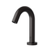 T&S ECW-3150-MB WaveCrest Deck Mount Electronic Faucet - Single Hole, Gooseneck Spout, Battery Operated, Matte Black-cityfoodequipment.com