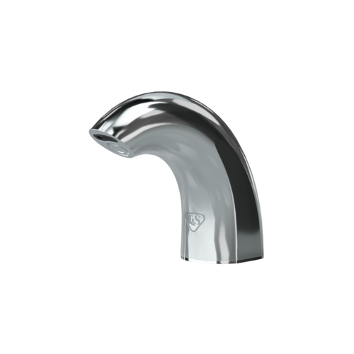 T&S ECW-3158 WaveCrest Deck Mount Electronic Faucet - Single Hole, Fixed Spout, Battery Operated-cityfoodequipment.com