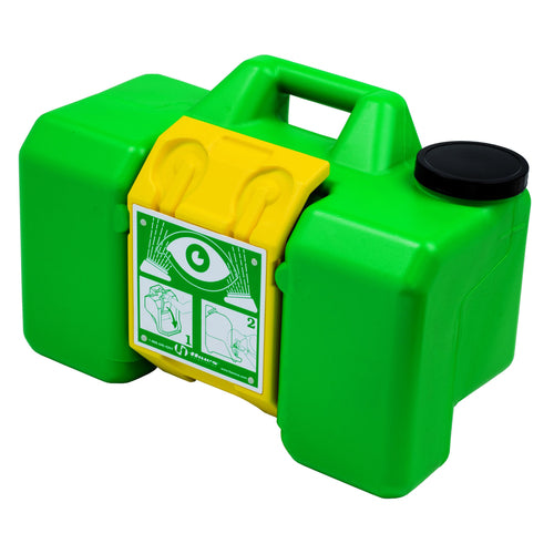 T&S EW-7501 9 gal Portable Eyewash Station - Polyethylene Tank-cityfoodequipment.com