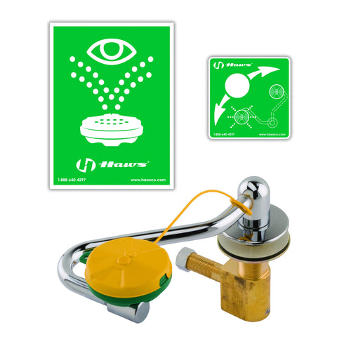 T&S EW-7611 Counter Mount Pull-Down Eyewash Unit-cityfoodequipment.com