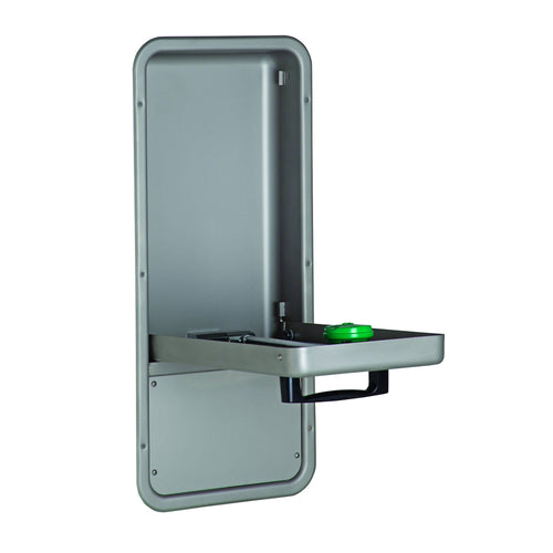 T&S EW-7656WC Recessed Wall Mount Eyewash Unit - 4 1/5 gpm, Chrome Plated-cityfoodequipment.com