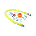 T&S HG-2E-48K 48" Gas Connector Kit w/ (1) 90? Elbow & Ball Valve - 1" Connection-cityfoodequipment.com