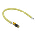 T&S HG-4D-36G 36" Gas Connector Hose w/ Quick Disconnect & 90? elbow-cityfoodequipment.com