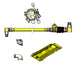 T&S HG-4D-48GS-K-PS 48" Gas Connector Hose w/ Quick Disconnect, SwiveLink Fittings, & (2) Posi-Set Devices-cityfoodequipment.com