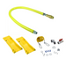 T&S HG-4D-48SEL-PS 48" SwiveLink Gas Connector Hose w/ Quick Disconnect & Cable Kit - 3/4" NPT-cityfoodequipment.com