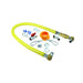 T&S HG-4E-24SK 24" Gas Connector Kit w/ Quick Disconnect, (2) SwiveLink Swivels & (1) 90? Elbow - 1" Connection-cityfoodequipment.com