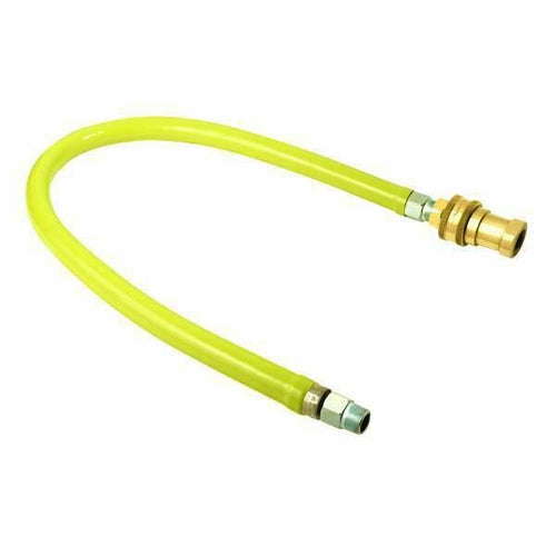 T&S HG-6C-48 48" Gas Appliance Connector w/ Reverse Quick Disconnect - 1/2" NPT-cityfoodequipment.com