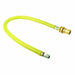 T&S HG-6C-48 48" Gas Appliance Connector w/ Reverse Quick Disconnect - 1/2" NPT-cityfoodequipment.com