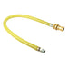 T&S HG-6C-72 72" Gas Hose w/ Reverse Quick Disconnect - 1/2" NPT-cityfoodequipment.com