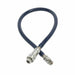 T&S HW-4C-48VB 48" Water Connector Hose w/ Quick Disconnect - Stainless Steel, 1/2" NPT-cityfoodequipment.com
