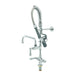 T&S MPY2DCN06 24 13/16"H Deck Mount Pre Rinse Faucet - 13/20 GPM, Base with Nozzle-cityfoodequipment.com
