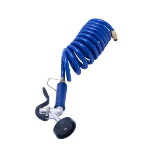T&S PG-35AV-CH Spray Valve w/ 9 ft Hose & Hold Down Clip, Aluminum-cityfoodequipment.com