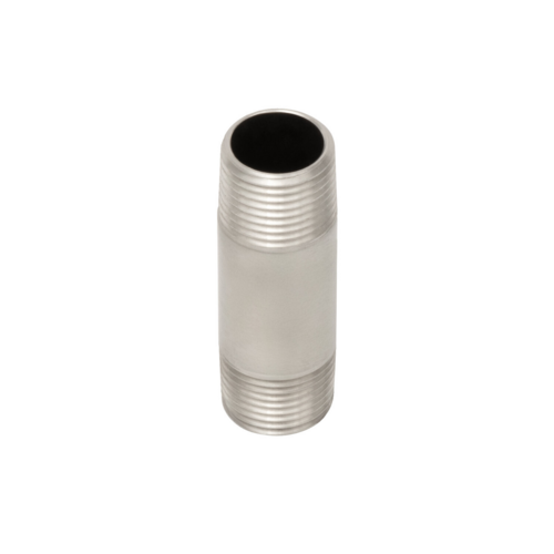 T&S S000357-30 Nipple - 3/8" x 2", Stainless Steel-cityfoodequipment.com