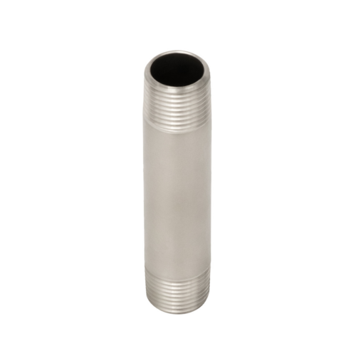 T&S S000358-30 Nipple - 3/8" x 3", Stainless Steel-cityfoodequipment.com