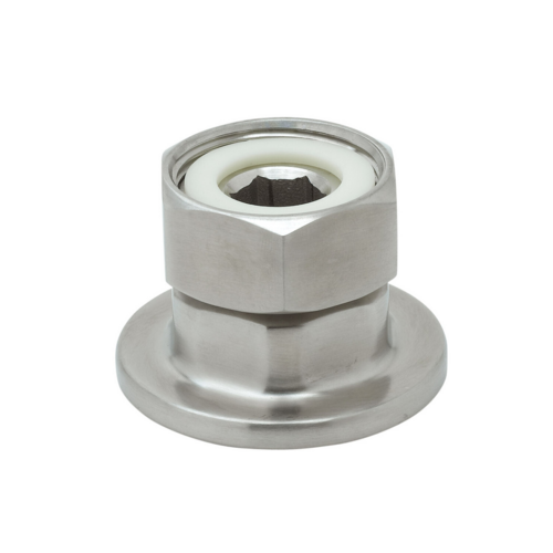 T&S S00AA Adjustable Eccentric Flange, Stainless Steel-cityfoodequipment.com