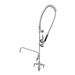 T&S S-0113-A12-BY 46 1/4"H Deck Mount Pre Rinse Faucet - 1.15 GPM, Base with Nozzle-cityfoodequipment.com