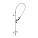 T&S S-0113-B 42"H Deck Mount Pre Rinse Faucet - 1.15 GPM, Base with Nozzle-cityfoodequipment.com