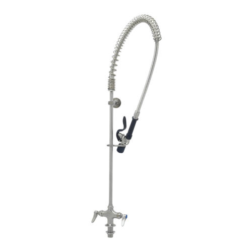 T&S S-0113-BJ 42"H Deck Mount Pre Rinse Faucet - 1.07 GPM, Base with Nozzle-cityfoodequipment.com