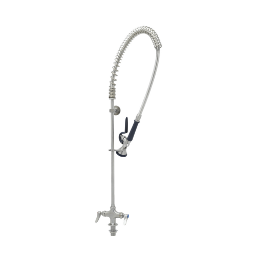 T&S S-0113-BY 42"H Deck Mount Pre Rinse Faucet - 1.15 GPM, Base with Nozzle-cityfoodequipment.com