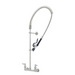 T&S S-0133-BJ 33 5/16"H Wall Mount Pre Rinse Faucet - 1.07 GPM, Base with Nozzle-cityfoodequipment.com