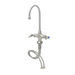 T&S S-0300 Deck Mount Faucet - 5 3/4" Swivel Gooseneck Spout, Single Hole-cityfoodequipment.com
