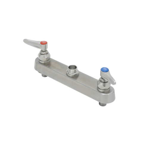 T&S S-1120-LN Deck Mount Faucet Base w/ 8" Centers - 1/2" NPT Male Inlet-cityfoodequipment.com
