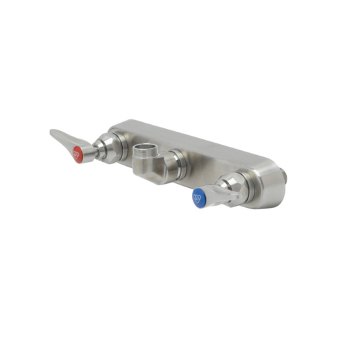 T&S S-1125-LN Wall Mount Faucet Base w/ 8" Centers - 1/2" NPT Male Inlet-cityfoodequipment.com
