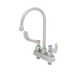 T&S S-1141-04 Deck Mount Faucet - 6" Swivel Gooseneck Spout, 4" Centers-cityfoodequipment.com