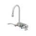 T&S S-1146-04 Splash Mount Faucet - 6" Swivel Gooseneck Spout, 4" Centers-cityfoodequipment.com