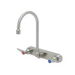 T&S S-1147 Splash Mount Faucet - 6" Swivel Gooseneck Spout, 8" Centers-cityfoodequipment.com