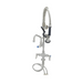 T&S SMPF-2DLN-06 24 13/16"H Deck Mount Pre Rinse Faucet - 1.15 GPM, Base with Nozzle-cityfoodequipment.com