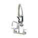T&S SMPF-8WLN-06 22 1/8"H Wall Mount Pre Rinse Faucet - 1.15 GPM, Base with Nozzle-cityfoodequipment.com