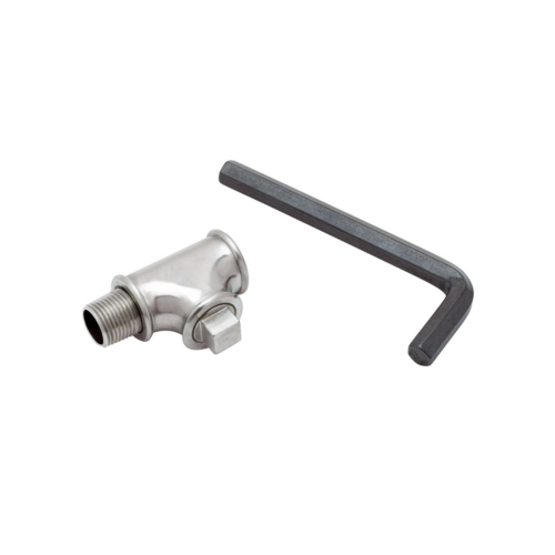T&S S-TEE-RGD Rigid Tee Assembly, Stainless Steel-cityfoodequipment.com