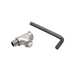 T&S S-TEE-RGD Rigid Tee Assembly, Stainless Steel-cityfoodequipment.com