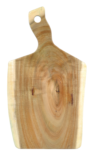 Tablecraft 11297 Rectangular Serving Paddle - 16" x 10", Acacia Wood-cityfoodequipment.com