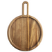 Tablecraft 11574 12" Round Serving Paddle - Acacia Wood-cityfoodequipment.com