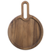 Tablecraft 11525 10" Round Serving Paddle - Acacia Wood-cityfoodequipment.com