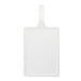 Tablecraft 11496 Rectangular Serving Paddle - 14 1/4" x 7", Melamine, White-cityfoodequipment.com